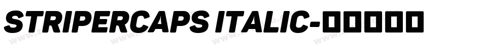 StriperCaps Italic字体转换